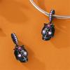 Copper Black Skull Pendant Charms Jewellery Fit Original Bracelet Necklace For Women Diy Gift
