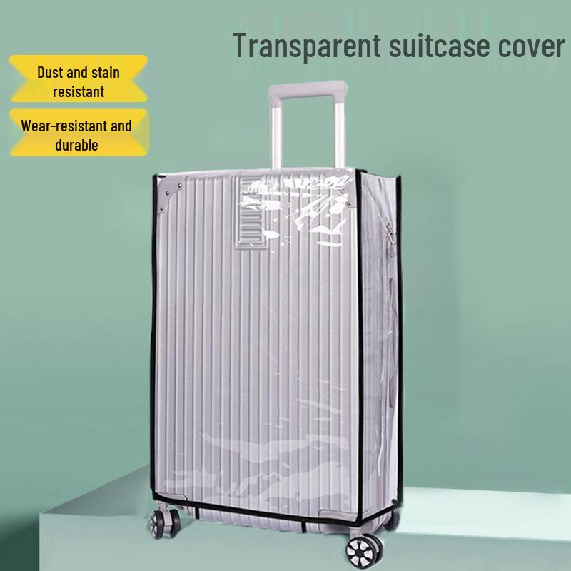 Transparent Dustproof Suitcase Protective Cover for Travel Trolley