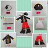Halloween children's pirate costumes, Pirates of the Caribbean costumes Captain Jack plays pirate stage costumes