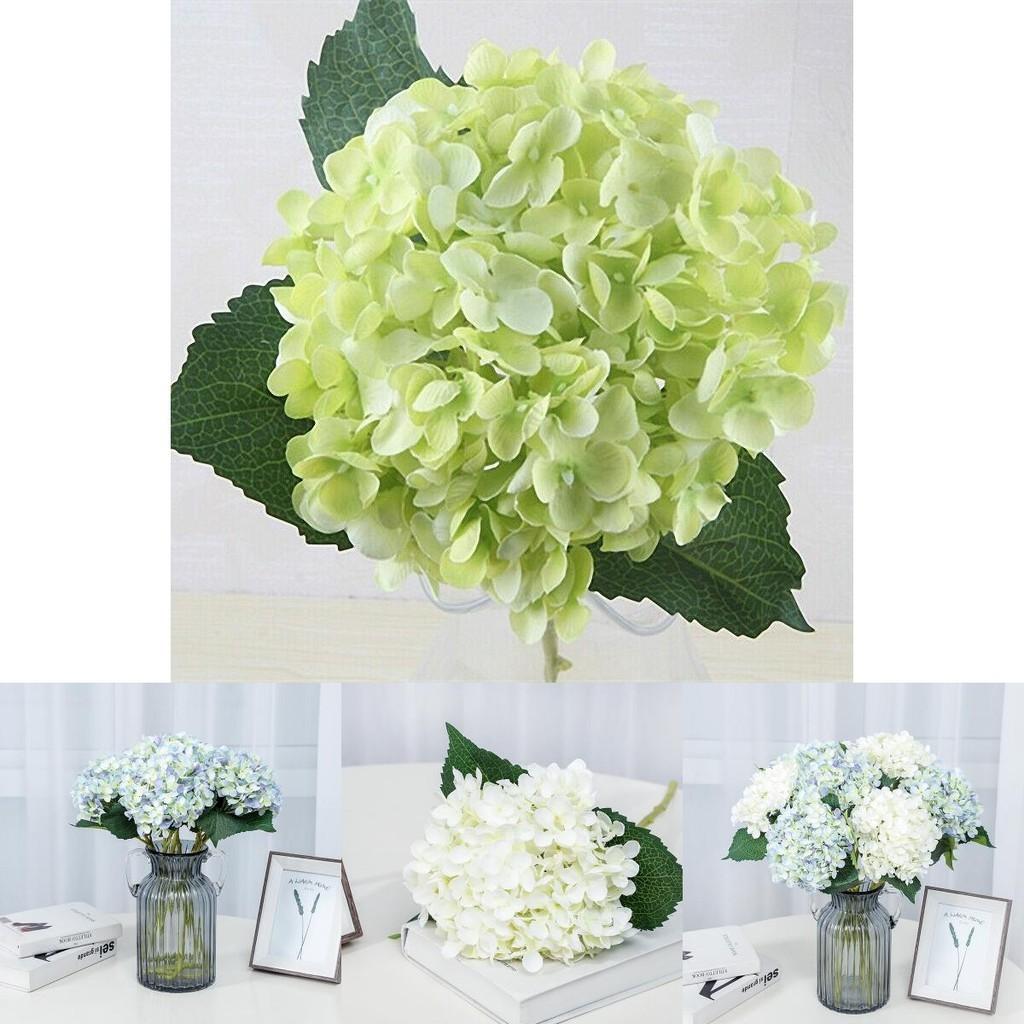 Stunning 55cm Artificial Silk Hydrangea Bouquet Perfect For Wedding And Home Decor