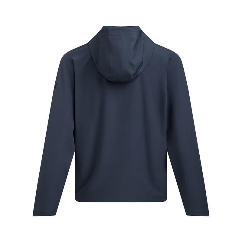 Under Armour Unstoppable Series Hooded Zipper Fashion Solid Jacket Men jackets Storm-Gray 1370494-045