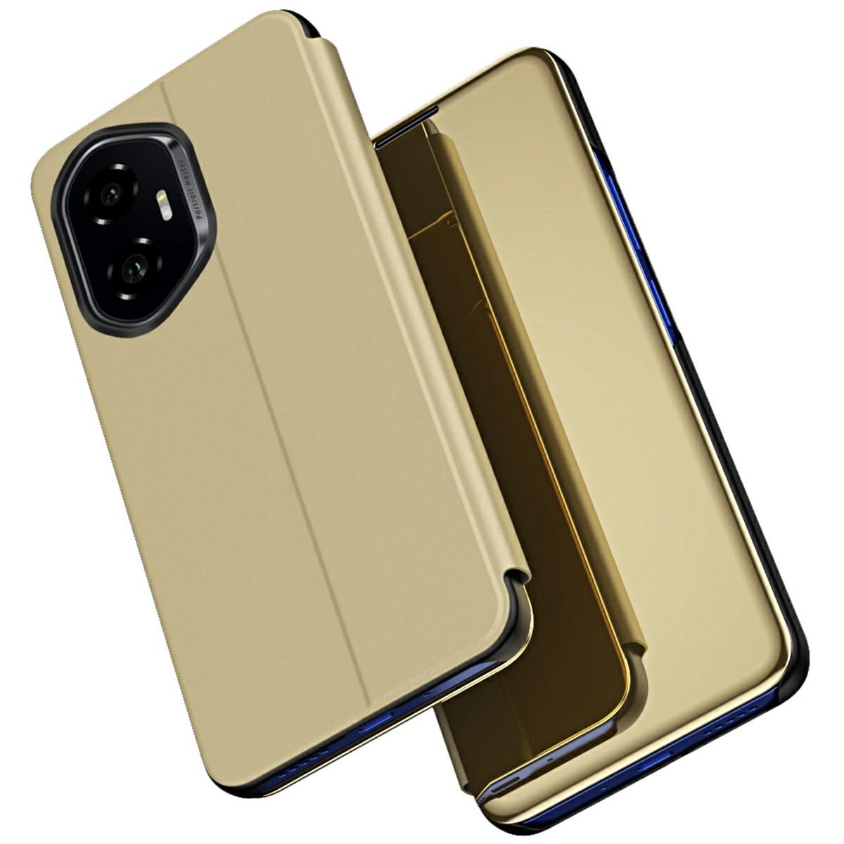 

For Honor 300 Case View Window Stand Leather Flip Phone Cover D