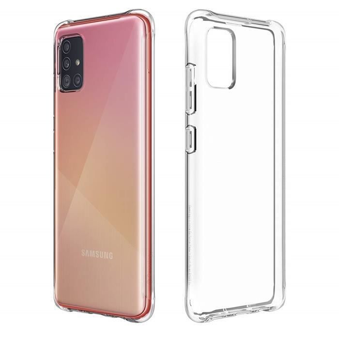 Phone-distri - Compatible Case for Samsung A51 Anti-shock Ultra Thin Invisible, Transparent