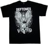 Neues beliebtes Deftones - Eule und Totenkopf Schwarz Herren Alle Größen T-Shirt NG2522 Unisex T-Shirt