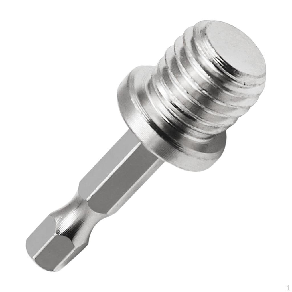 Hexagon Rod Adapter M14 Drill Chuck Connector Tools Polishing Disc Connect Durable Electrical