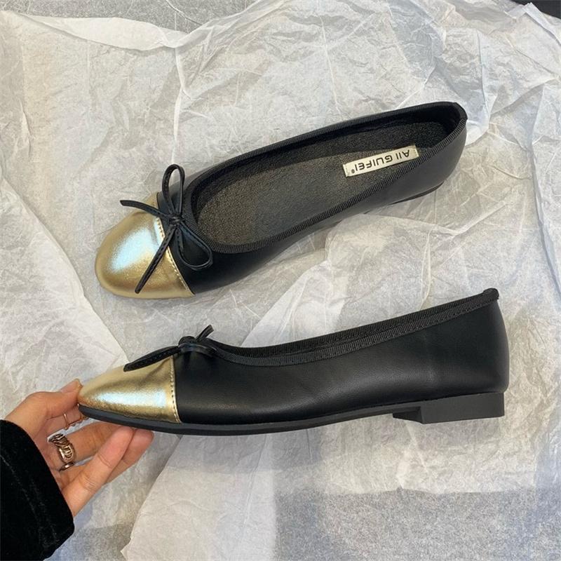 New Butterfly-knot Women Loafer Shoes Fashion Shallow Slip on Ladies Comfort Soft Sole Flats Spring Women's Comfort Shoes