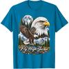 Fly High Jackie, Jackie and Shadow Bald Eagle for Men Women T-Shirt