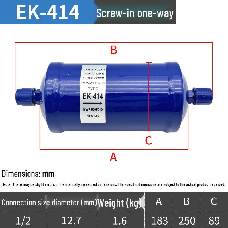 Central Air Conditioning Cold Storage Dryer Filter Unit - Refrigeration Accessories 083/084