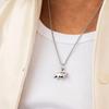 PIG & HEN Pendant Necklace - Black X Black