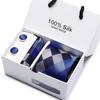 Gift Box Five-Piece Tie Men'S Formal Wear Business Casual Wedding Groom Bow Tie Square Scarf