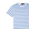Polo Ralph Lauren Striped Logo Print Crew Neck Short Sleeve T-Shirt Men Tops Blue 710926999-002