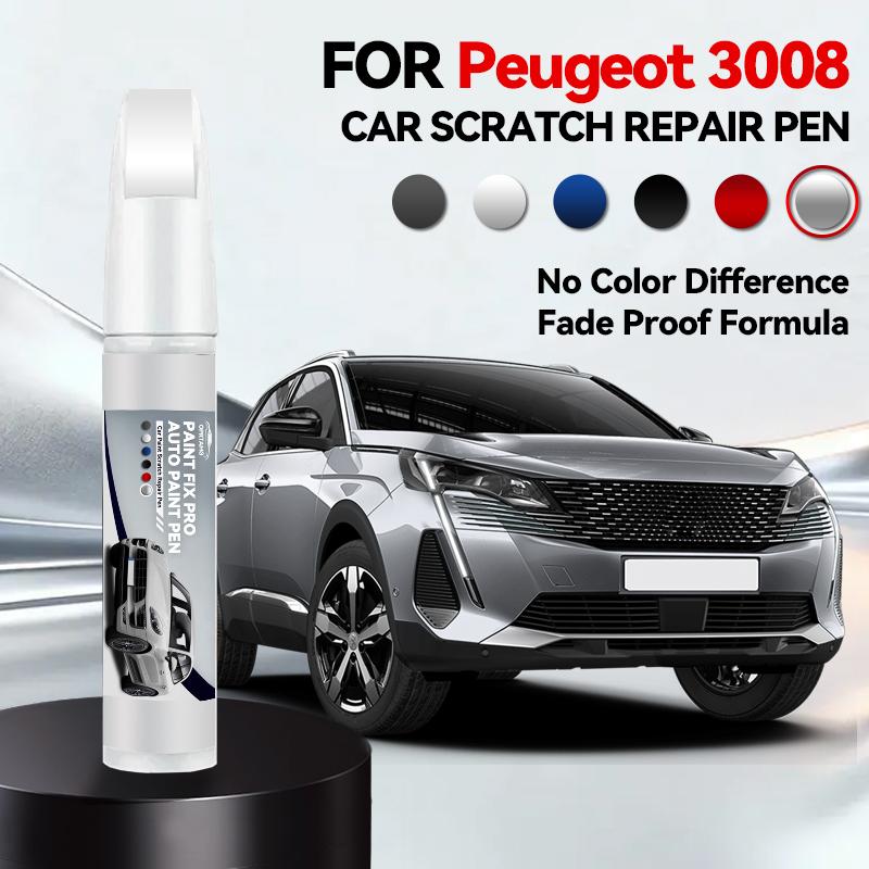 Pro Peugeot 3008 2008-2025 T84 P84 Opravná tužka na lak Dotyková pero Odstraňovač škrábanců DIY Autopříslušenství Černá Bílá Červená Modrá Šedá