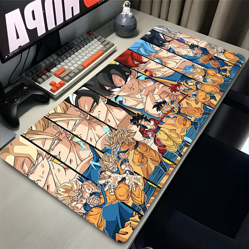Mouse Pad Anime DBZ Rug Carpe Large PC Gamer Computer Mausepad Varmilo Keyboard Gaming Accessories Dragon Ball Z Desk Mat