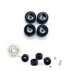 4 Teil/Satz mehrfarbiges Upgrade-Zubehör für Finger-Skateboard-Räder, Maple Skateboard Novel Griffbrett-Rad-Zubehör