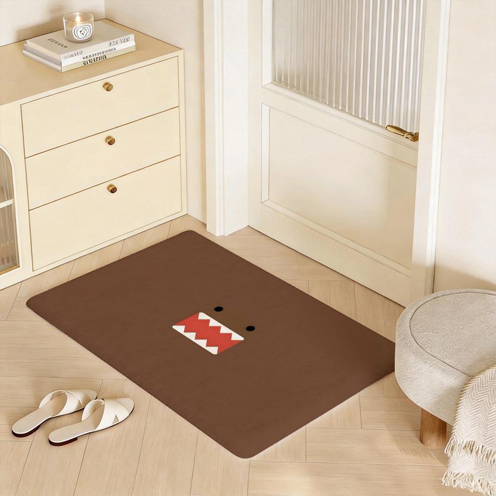 Video D Demo Floor Mat Eco Flannel Doormat Non Slip Odorless Indoor Floor Rug Soft Short Plush Home Mat