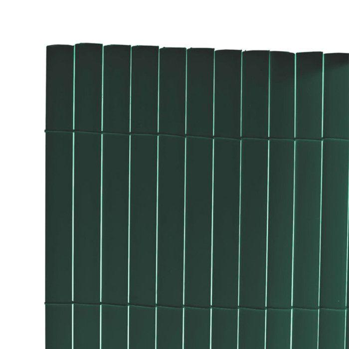 Panneau de clôture - VIDAXL - 90 x 300 cm - PVC Vert - Résistant aux intempéries - Flexible