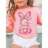 Summer Happy Easter Bunny Print Kids TShirt Cotton Casual Girls Short Sleeve Shirts Sports Fashion Tops Childrens Clothes Tees