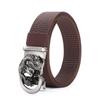 Men's Nylon Outdoor Sports Belt with Bronze and Automatic Alloy Buckles