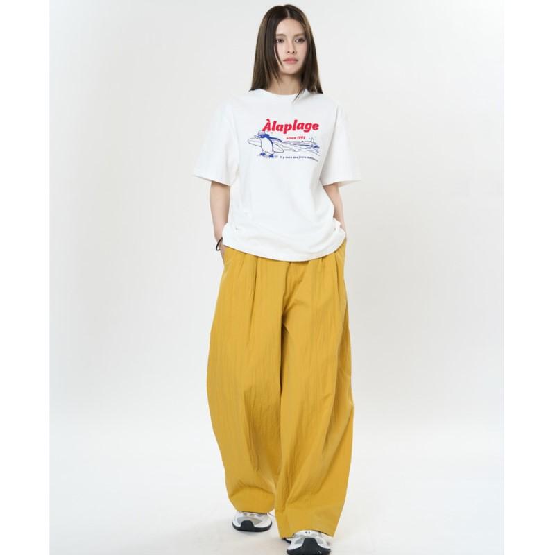 Johnature Wiosna Lato Japońskie Koreańskie Outdoorowe Łatwe Trójwymiarowe Zakrzywione Spodnie Prana Tekstura Oddychające Spodnie Damskie