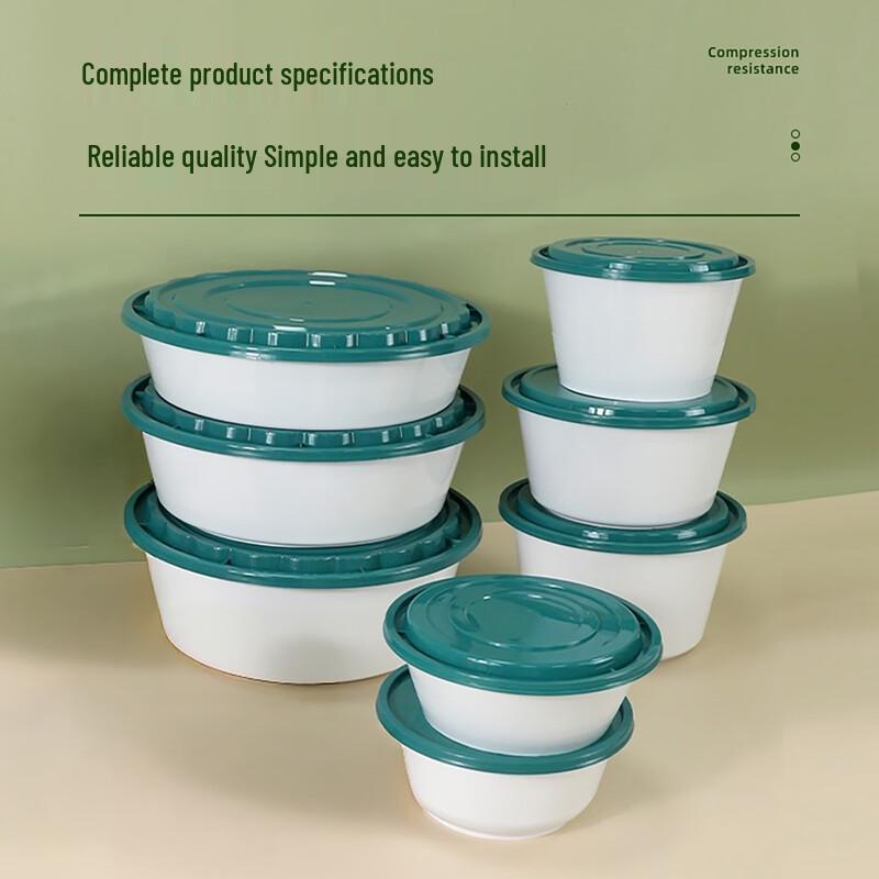 Eco-Friendly Microwaveable Round Disposable Bowls