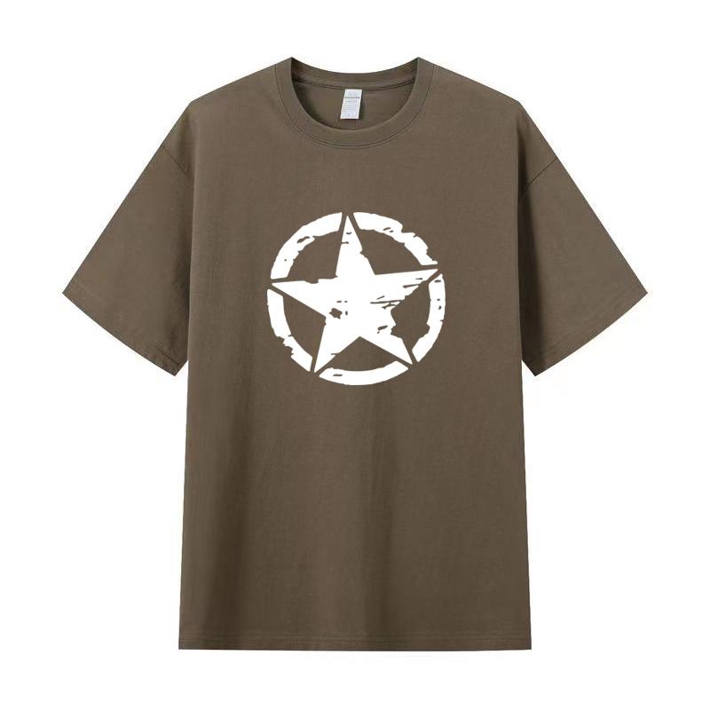 Tricou de vară pentru bărbați Tricou imprimat cu mâneci scurte din bumbac de înaltă calitate Tricou pentru femei Cămașă sport la modă Top de jogging casual