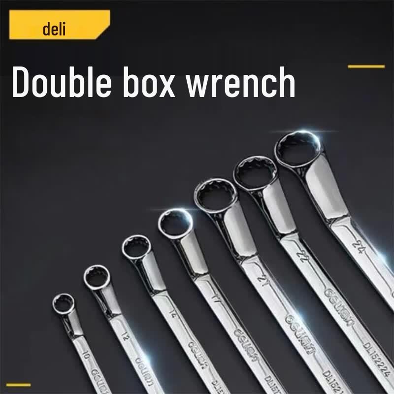 Deli Mirror Finish Double Box-End Wrench