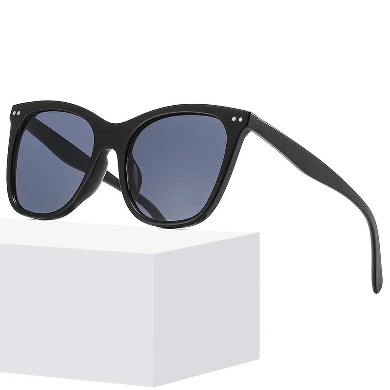 Fashion Cat Eye Sunglasses Women Vintage Shades Sun Glasses Female Big Frame Brand Designer Retro Outdoor Mirror