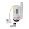 Split Toilet Drain Valve Toilet Cistern Flush Valve Overflow Lever Operated 1/2 Piece Bathroom WC Water Tank Fittings