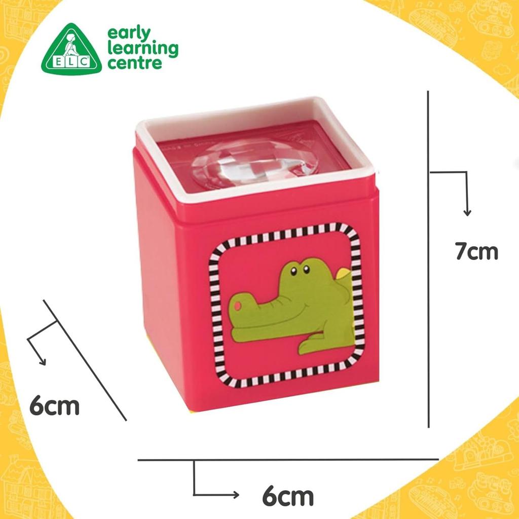 Early Learning Center Jungle Animal Educational Building Baby Baby Shower Authentic Cube, Blocks, Toy, Gift, 147703,