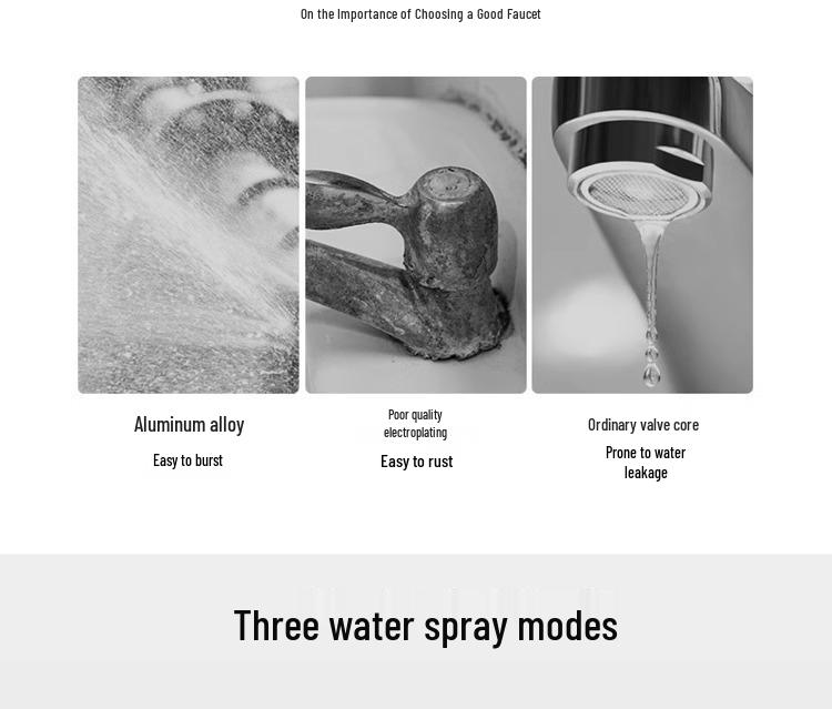Universal Rotating Kitchen Faucet with Pull-out, Anti-splash, Hot/Cold Function for Sink and Balcony Use