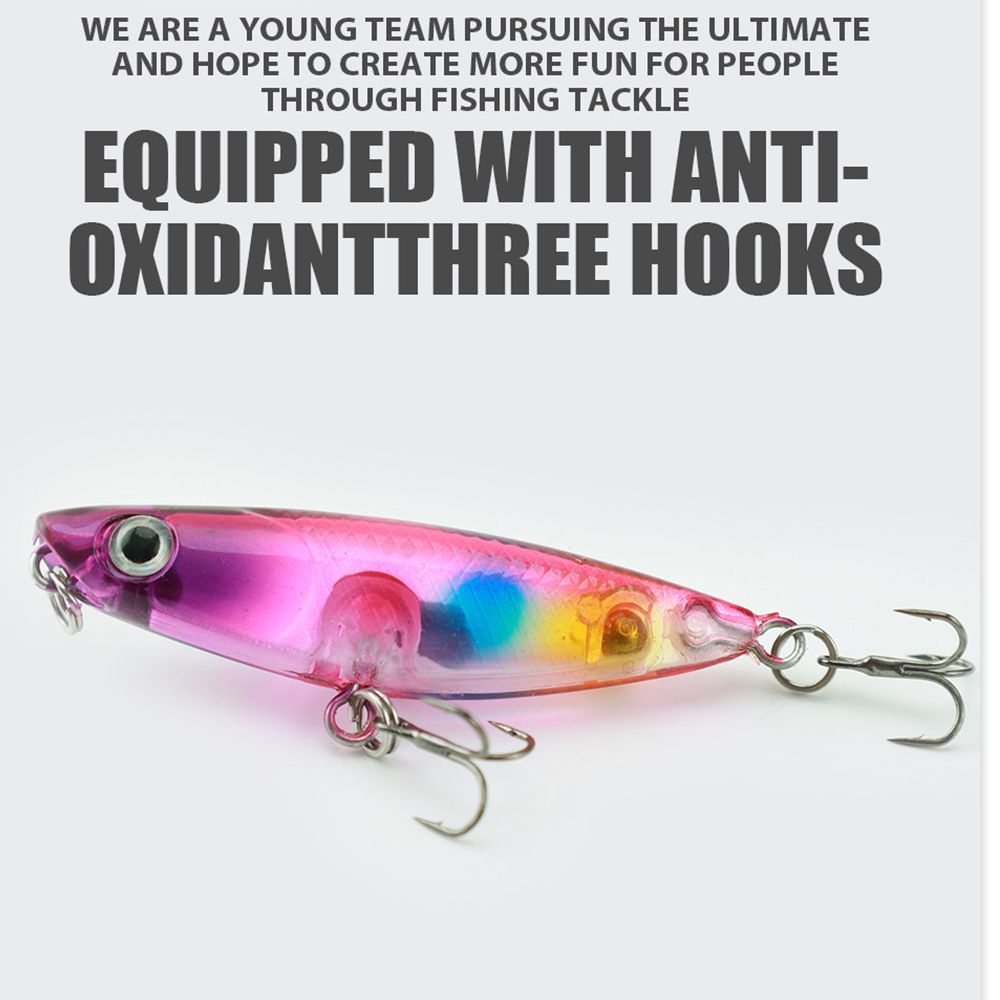 

Zigzag Dog Plastic Hard Crank 45mm 1.9g Treble Hooks Bionic Bait Crucian Carp Floating Fishing Lure