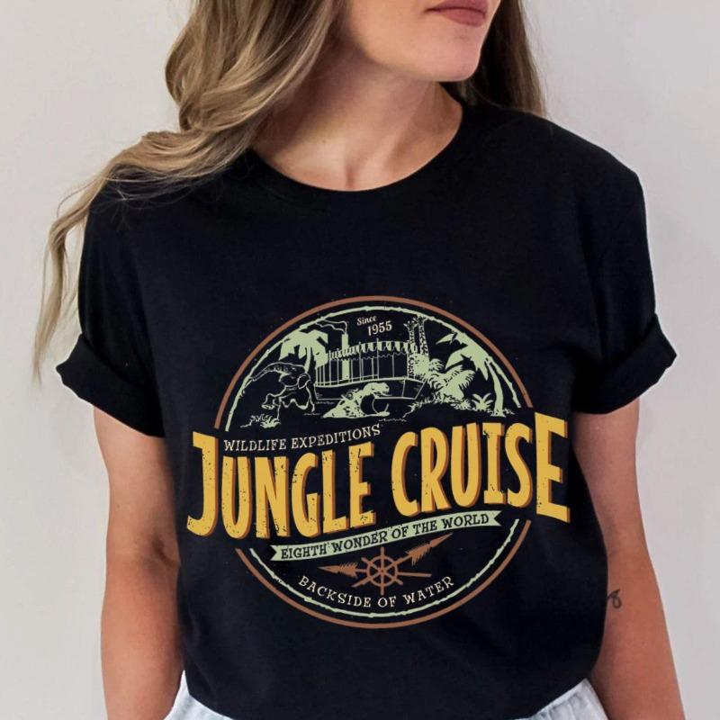 Vintage Jungle Cruise Ride Backside Of Water Since 1955 Shirt Wildlife Expeditions Tshirt Disneyland Trip Matching Tee S