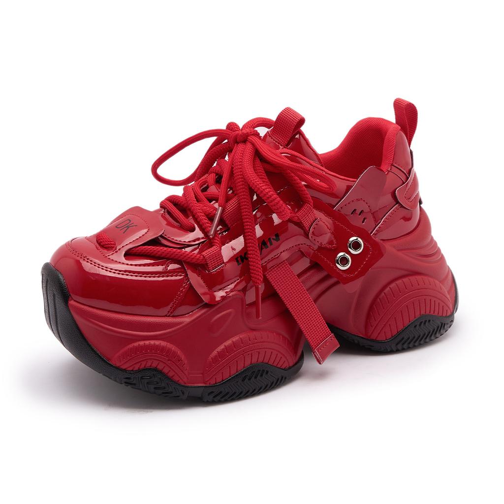 Dad Shoes Spring and Autumn Retro Thick-soled Small Breathable Casual Sneakers