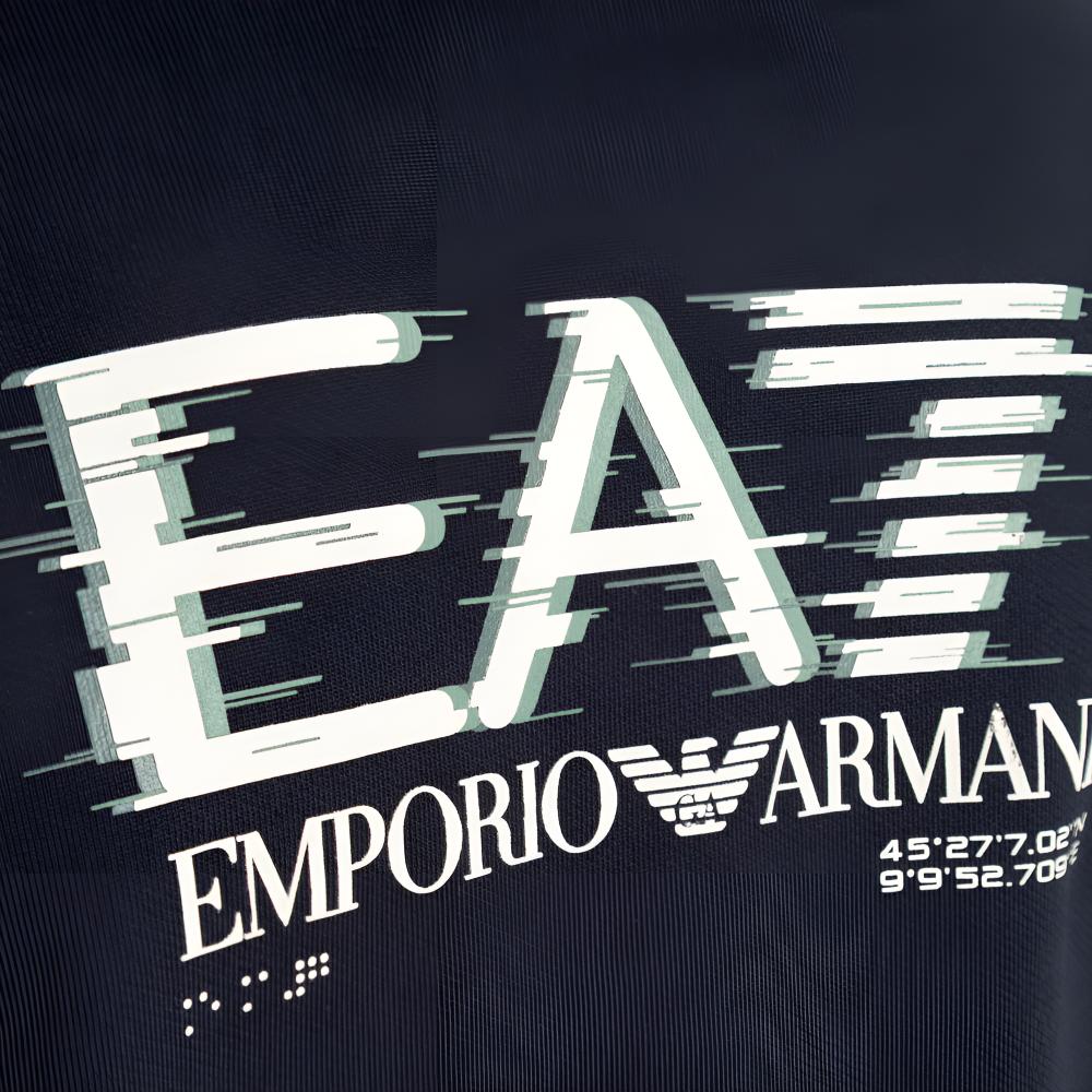 Emporio Armani EA7 Loose Fit Long Sleeve Cotton Hoodie Men hoodies 7M001328-AF17787-UB102