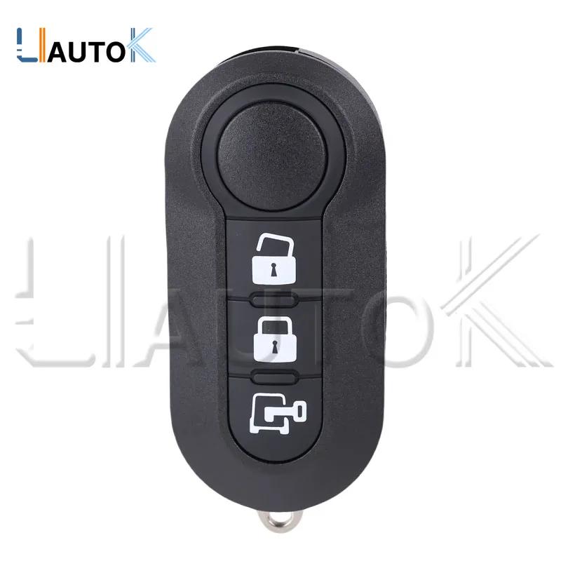 Car Key Case For Fiat 500 Punto Ducato Panda Bravo For Citroen Jumper For Peugeot Boxer Uncut Blade Key 2/3 Buttons Key Shell