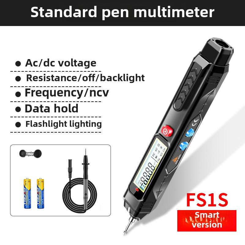 Digital Multimeter Pen, Voltage Tester with Non-Contact Detection, Smart Sensor, Auto-Ranging, Backlit Display, Capacitance Measurement