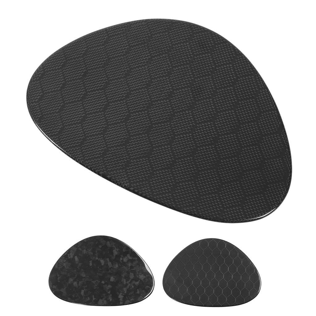 Fuel Tank Cover Trim Dry Carbon Fiber Stylish Gas Tank Cap Sticker Replacement for Toyota Subaru BRZ 2022 Onwards