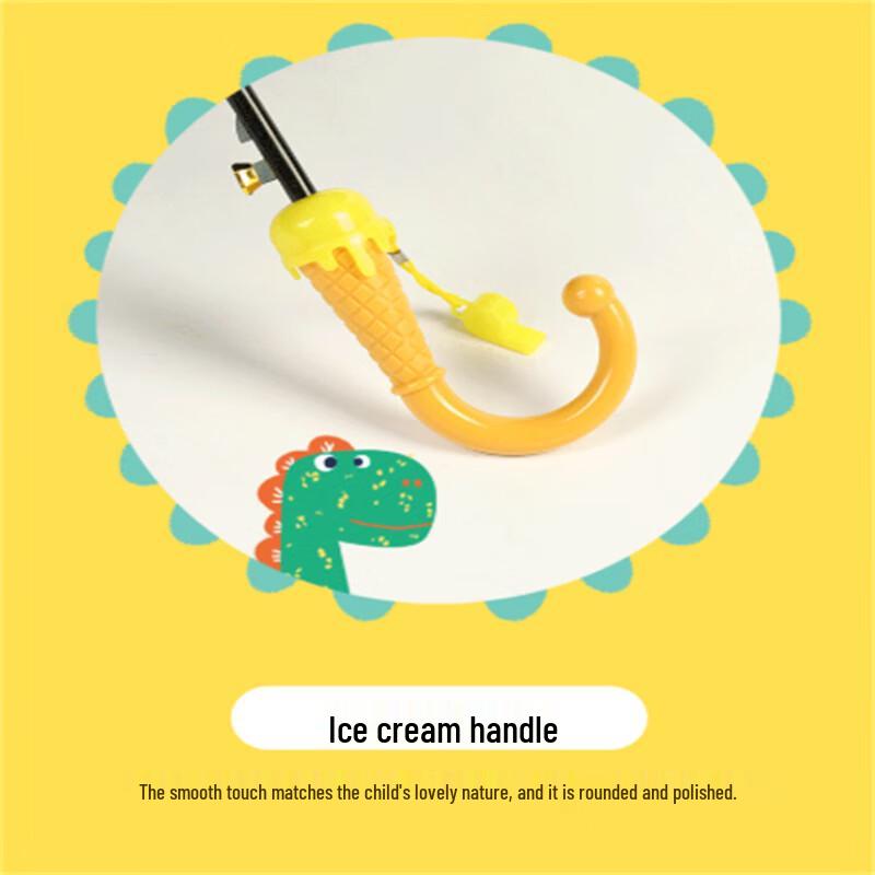 Kids Cartoon UV Protection Long Handle Umbrella