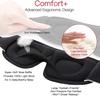 Durable And Safe 3D Mask For Sleep Eye Mask Lights Blockout Soft Padded Sleeping Fabric Cover Shade Blindfold Eyepatch