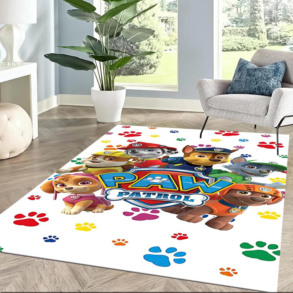 Paw Patrol Pups Adventure Square rugs are a great choice for living rooms, bedrooms, home décor, and as gifts.
