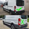 For Ford Transit MK8 2014- EU Version Rear Bumper Tail Light Brake Stop Reverse Lamp Taillight Taillamp Cover Without Bulb