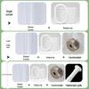 High-Transparency Waterproof EVA Shower Curtain, Mildew-Proof, Antibacterial, Splash-Resistant