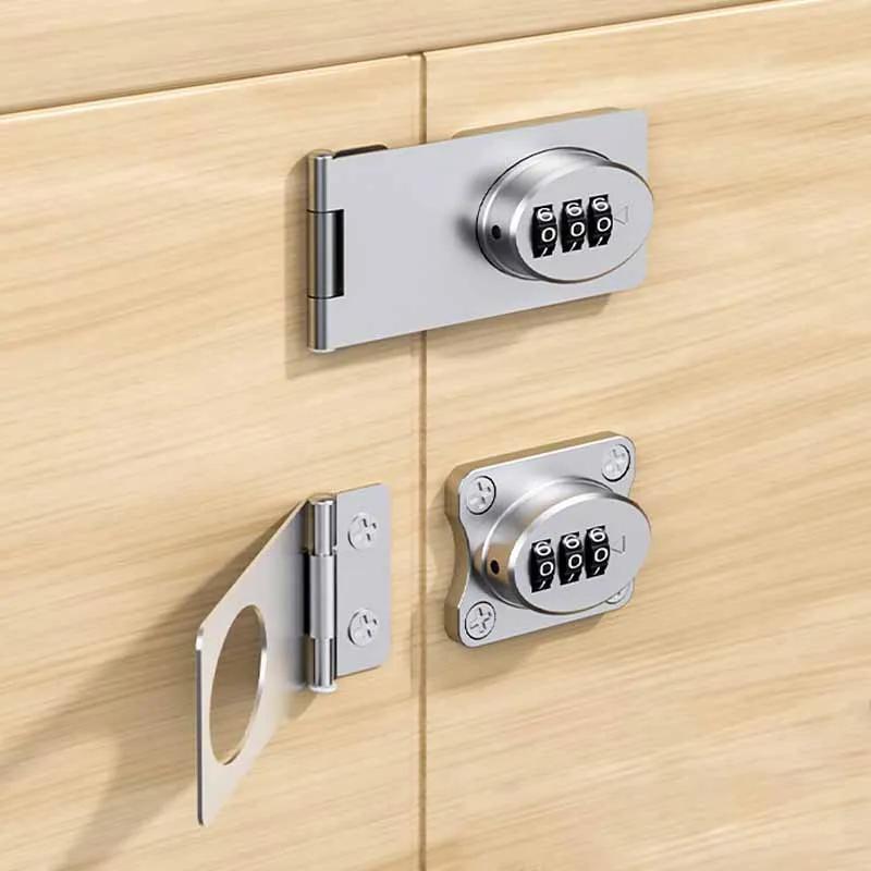 Drawer Combination Lock Child Safety Protection Lock for Drawer Multifunctional Home Cabinets Home Mechanical Password Lock