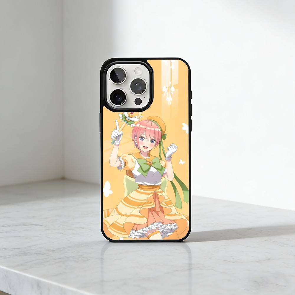 The Q-Quintuplets Anime 5Toubun Phone Case For iPhone17,16,15,14,13 Plus,Pro Max Magnetic For Magsafe Wireless Charging