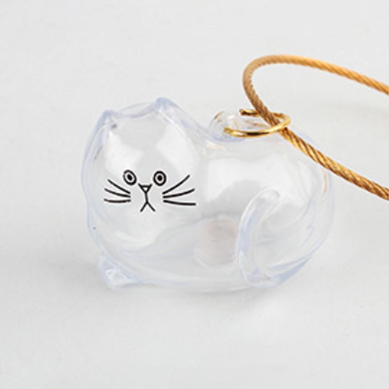 Transparente Aufbewahrungsbox für Welpenfell Niedliche Tierfell-Aufbewahrung Anhänger Dekoration Gedenkstaubbox Geschenk