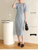 2026 Summer Miyake High-End Pleated Loose Pastoral Dress