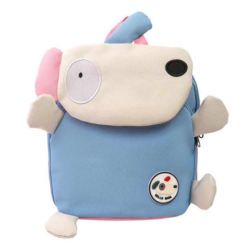 Kindergarten Schoolbag 1-3-5 Years Old Boys And Girls Anti-lost Children Small Backpack Color Contrast Backpack