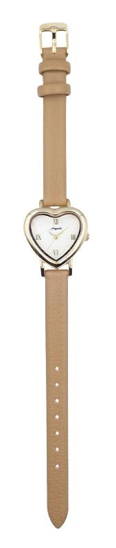 Watch Fragola Heart Case Belt Watch Brown [Follow] N00124S-1 GD/CA Women's