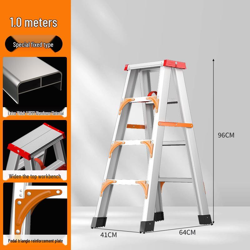 Ruiyang Aluminum Alloy Portable 2m A-frame Folding Ladder