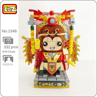 LOZ 1348 Fairy Tale Journey West Monkey King Warrior Monk Animal Monster DIY Mini Blocks Bricks Building Toy  No Box
